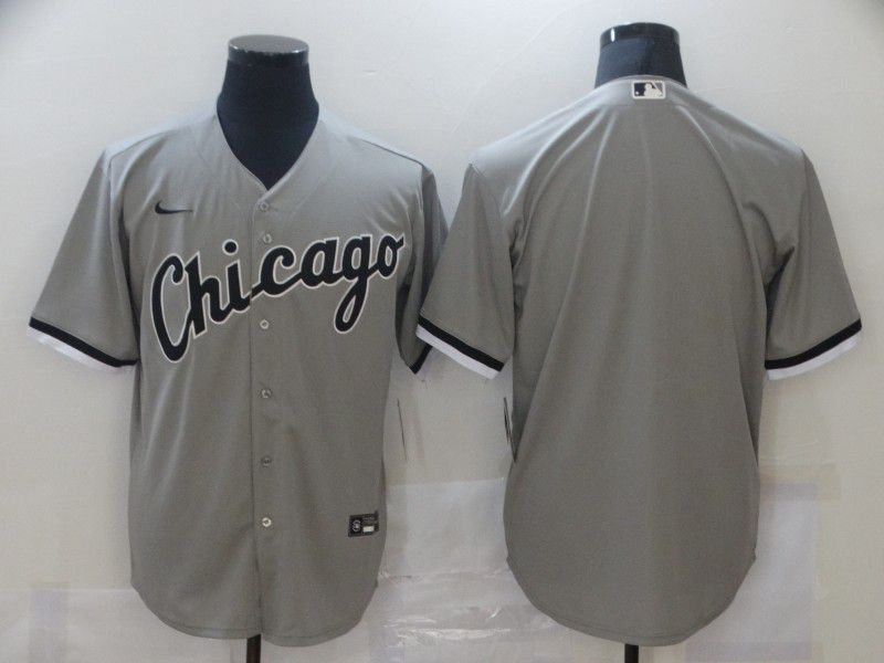 Men Chicago White Sox Blank Grey Game Nike MLB Jerseys->chicago white sox->MLB Jersey